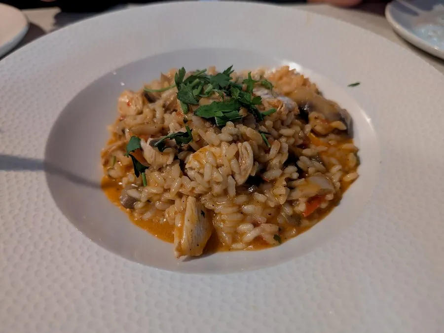 Risotto pollo e funghi
